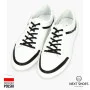 Sneakers man's white BADURA (Poland) model 4767