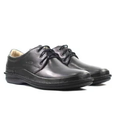 Туфли мужские черные Lesta Польша 082-3674-2-1058 Czarne lico 4789