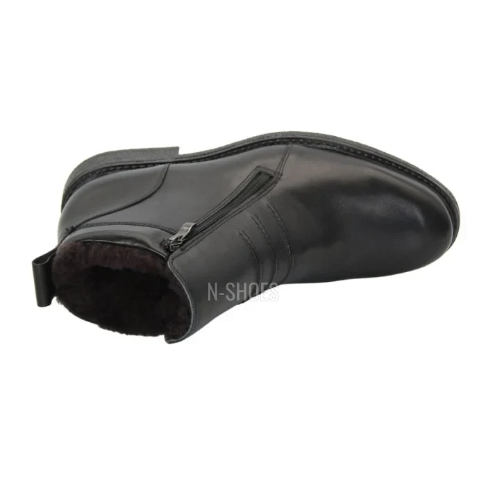 Чоловічі шкіряні черевики на двох змійках PAN 222 86-091013 1219