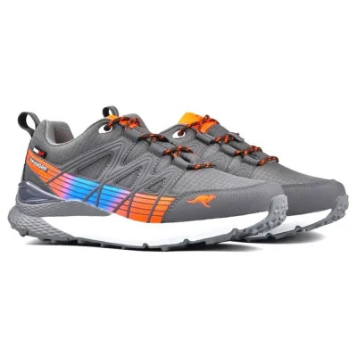 Women's grey trainers Kangaroos USA 81160002125 4865 on waterproof membrane with Gore-tex insulation from the American brand