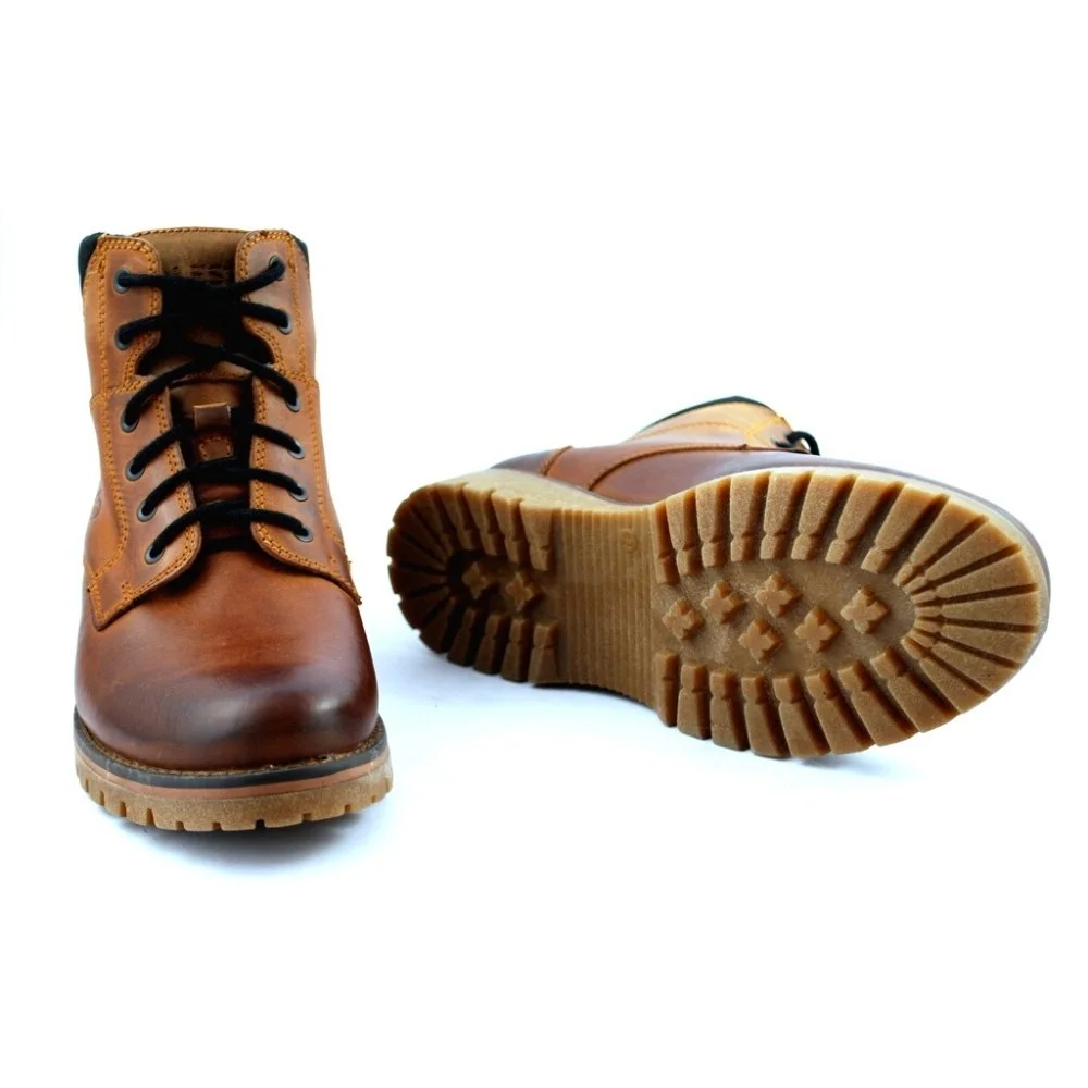 Чоловічі коричневі черевики LESTA (Польща) модель 4877