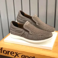 Men's shoes gray Forex Anatomic Turkey 2679-kum 4989