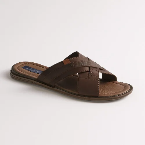 Men's brown flippers Minardi Poland 1380 braz 5024