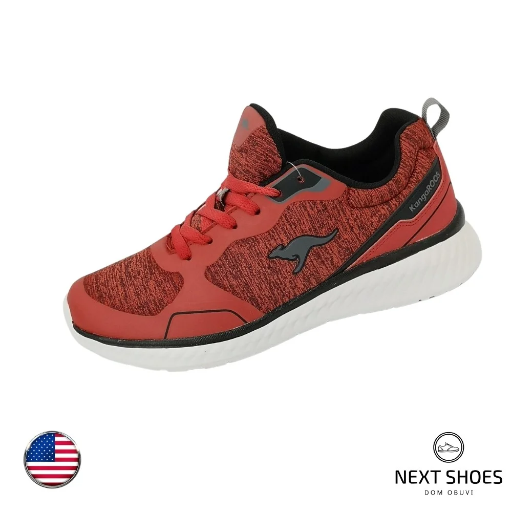 Sneakers man's red Kangaroos (USA) art km-bob-79182-000-6008 model 5041