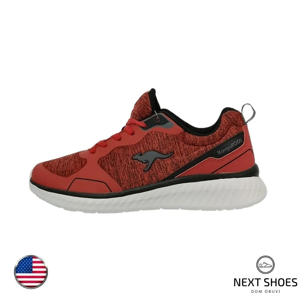Sneakers man's red Kangaroos (USA) art km-bob-79182-000-6008 model 5041
