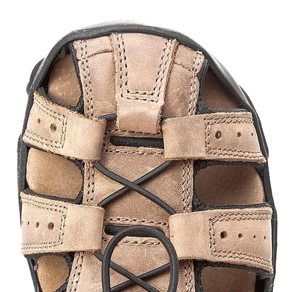 Sandals man's beige Lesta (Poland) model 5066