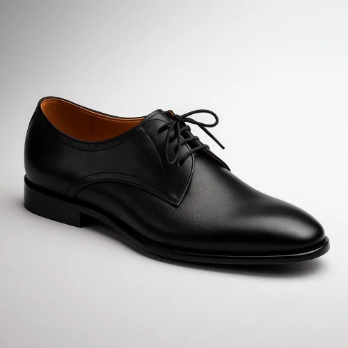 Men's black derby shoes Giorgio Minardi Poland 2021-cz 5069