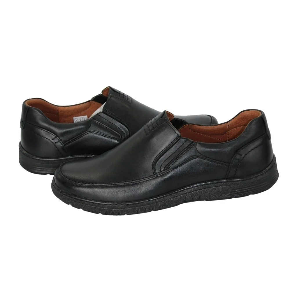 Men's black comfort shoes Giorgio Minardi (Poland) model 5203