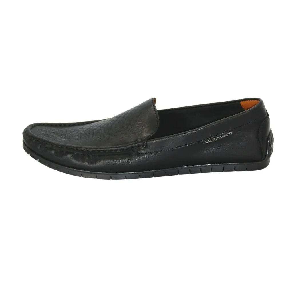 Men's black loafers Giorgio Minardi (Poland) model 5205