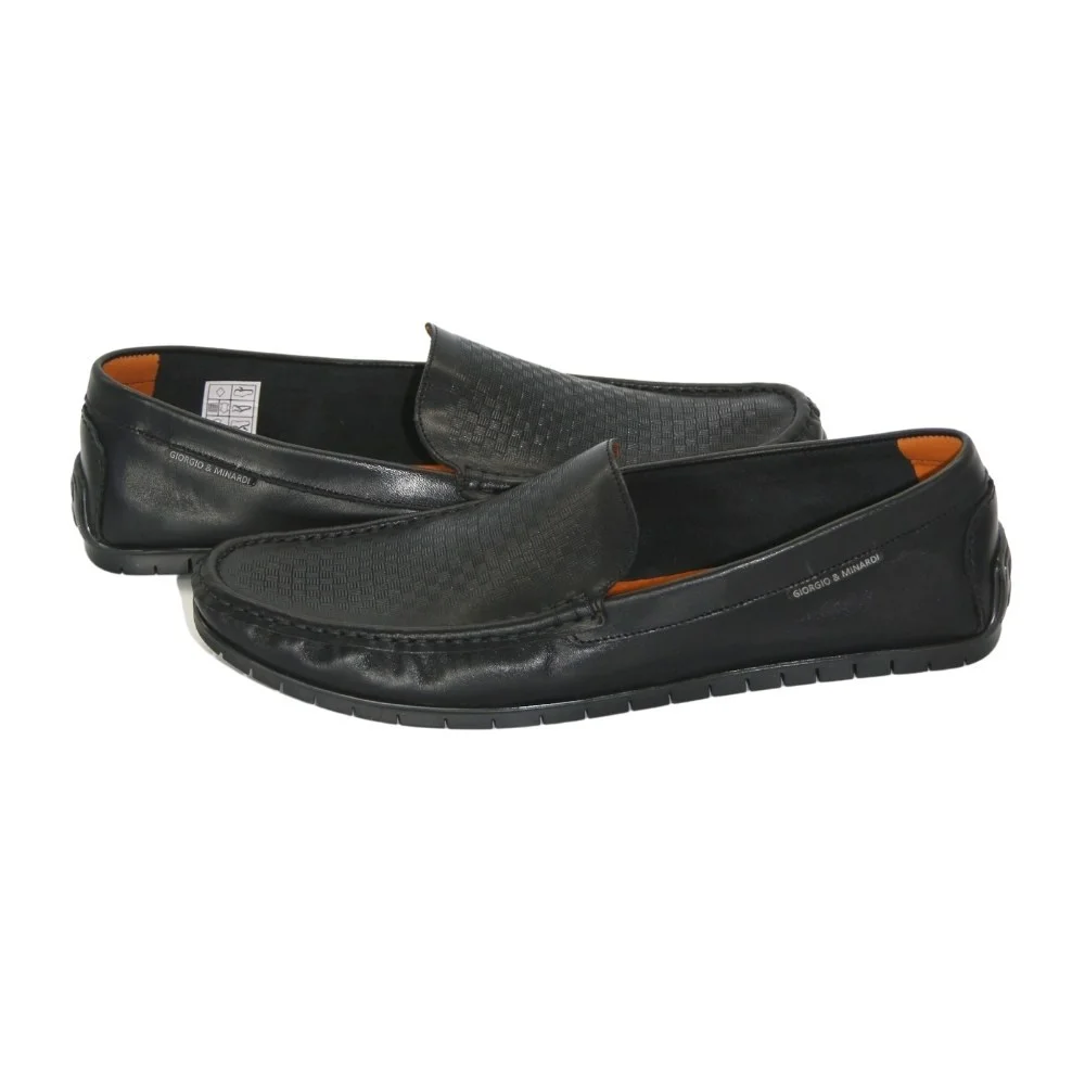Men's black loafers Giorgio Minardi (Poland) model 5205
