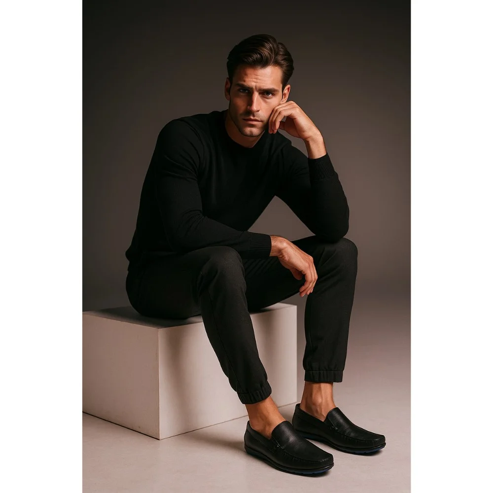 Мужские мокасины Lesta (Польша) модель 5224