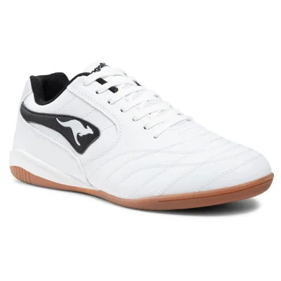 Мужские черно-белые кроссовки KangaRoos США K-Yard-3021-B-7324A-000-005-White-Black-5276
