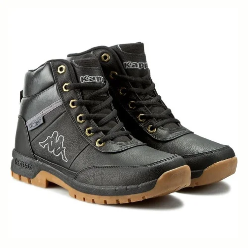 Трекинговые черные ботинки Kappa Италия Bright Mid Light 242075 Black 1111-5315