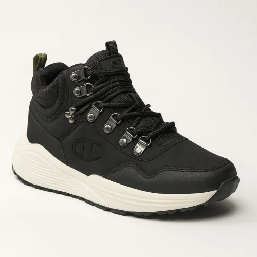 Men's Black High Top Sneakers Shoes Champion USA Climb Rx Mid S21924-CHA-KK001 Nbk-5319