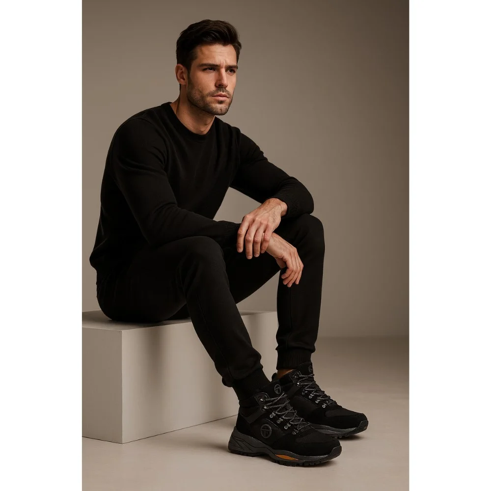 Чоловічі трекінгові черевики Sergio Tacchini STM 125315-01 Black 5330