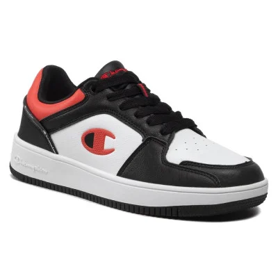 Мужские красно-черные кроссовки Champion Rebound 2.0 Low S21906-CHA-KK003 Nbk-Wht-Red-5341