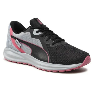 PUMA Twitch Runner PTX Mens Sneakers In Gray 377506 04 Quarry Puma Black 5372