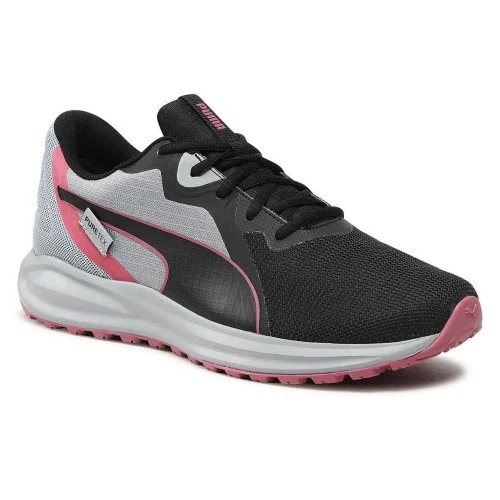 PUMA Twitch Runner PTX Mens Sneakers In Gray 377506 04 Quarry Puma Black 5372