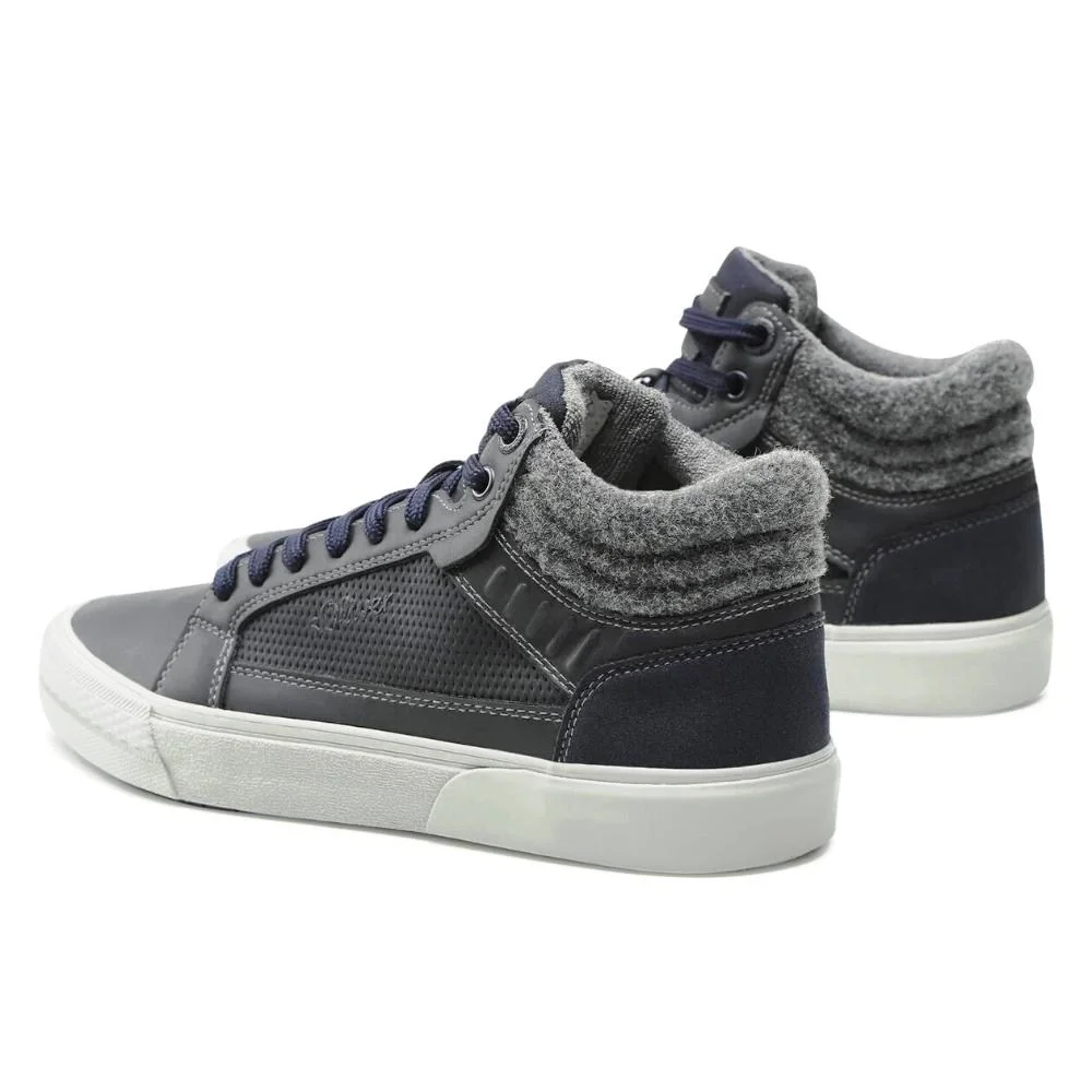 Купити чоловічі високі кеди S.OLIVER 5-15200-39 Navy 805 5375