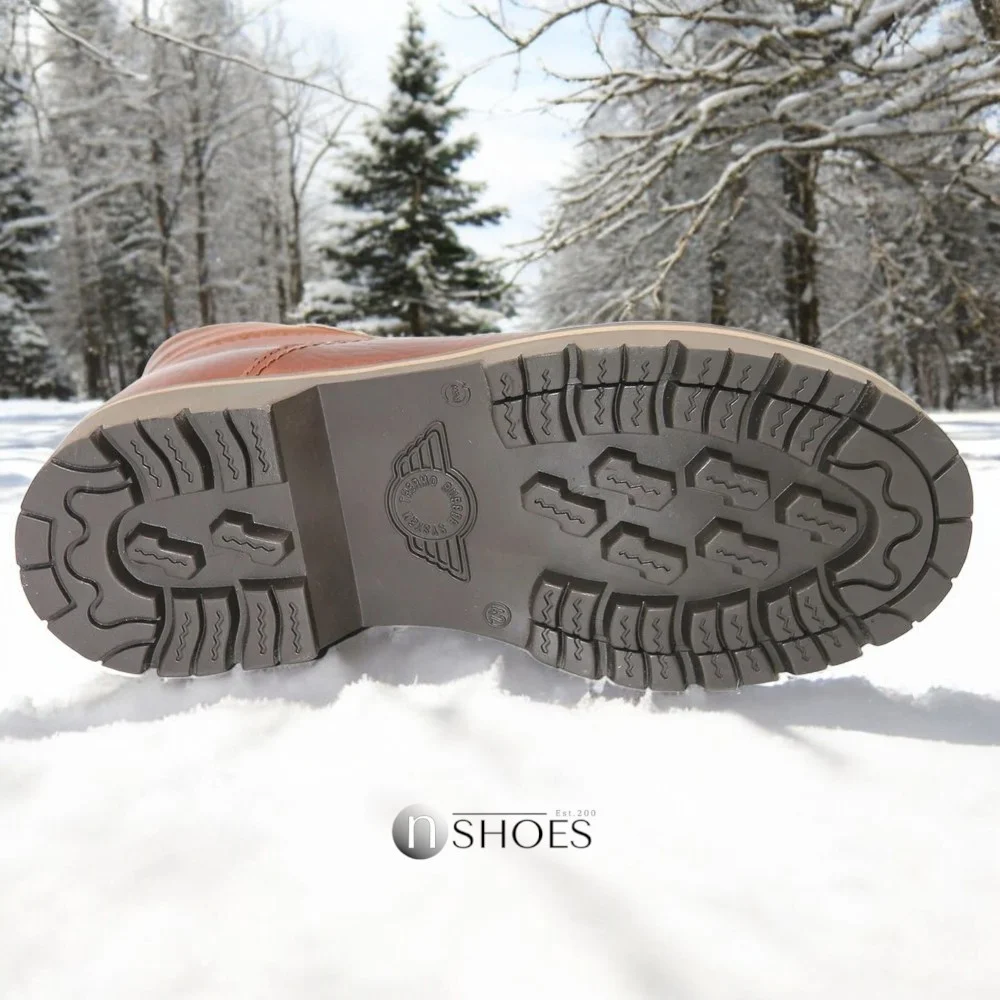 Зимние кожаные ботинки на натуральной шерсти Giorgio Minardi (Польша) модель 5383