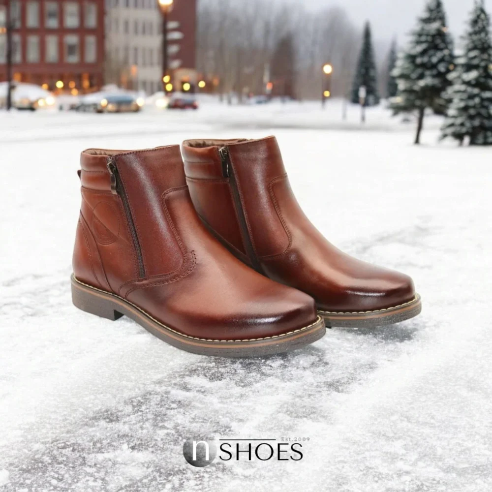 Buy Men’s Leather Winter Boots Giorgio Minardi 390-brib-fn 5384