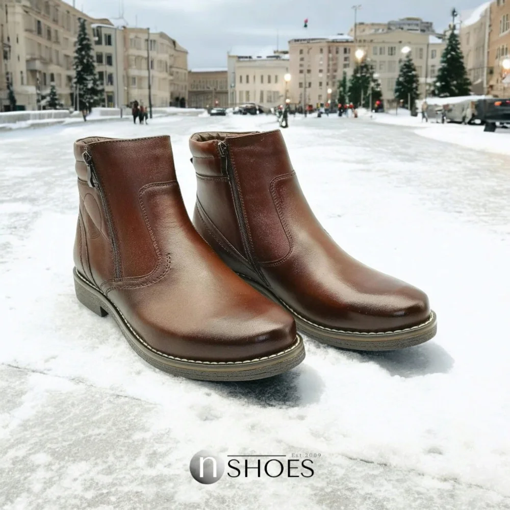 Buy Men’s Leather Winter Boots Giorgio Minardi 390-brib-fn 5384