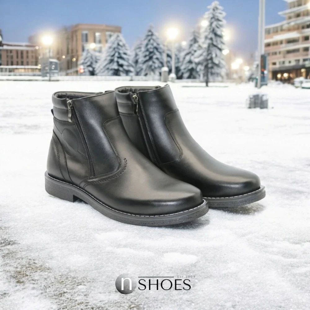 Купити чоловічі теплі зимові шкіряні черевики Giorgio Minardi 390-c21b-fn 5385-5115