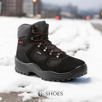 Чоловічі трекінгові чорні зимові черевики Grisport 10626S199G Nero 1 5397 з натуральної шкіри 41 та 45 розмір зі знижкою на мембрані GriTex від італійського бренду