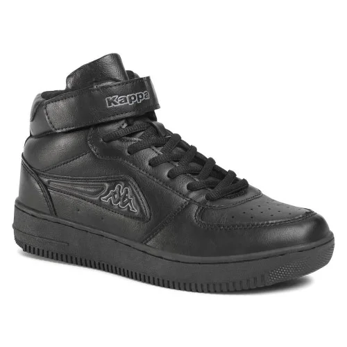 Черные ботинки с мехом Kappa Bash Mid 242799 Black 1111 5404