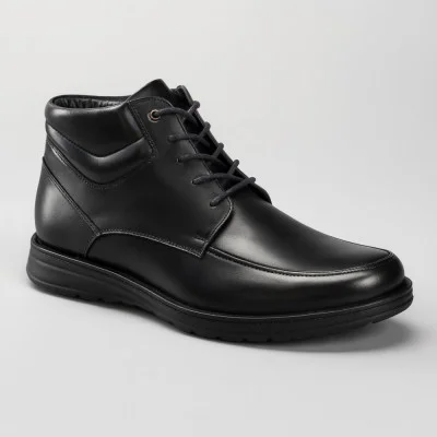 Men's comfortable black winter boots Tapi i-2468 czarny 5450 made of genuine leather with wool insulation size 40 and 42 with a discount from a Polish factory Men's comfortable black winter boots Tapi i-2468 czarny 5450 made of genuine leather with wool insulation size 40 and 42 with a discount from a Polish factory