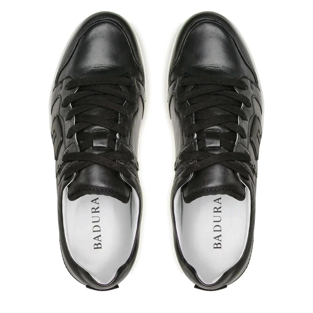 Мужские кожаные кроссовки Badura (Польша) модель 5460