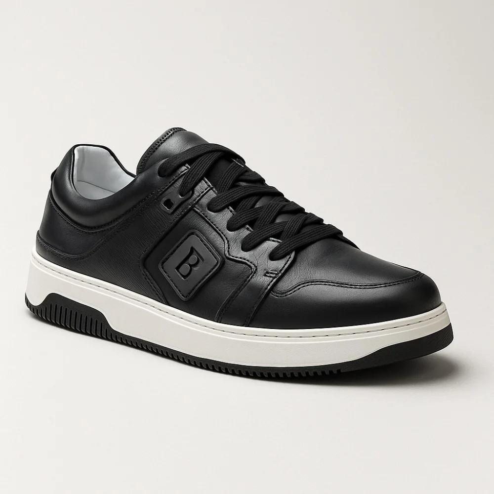 Мужские кожаные кроссовки Badura (Польша) модель 5460