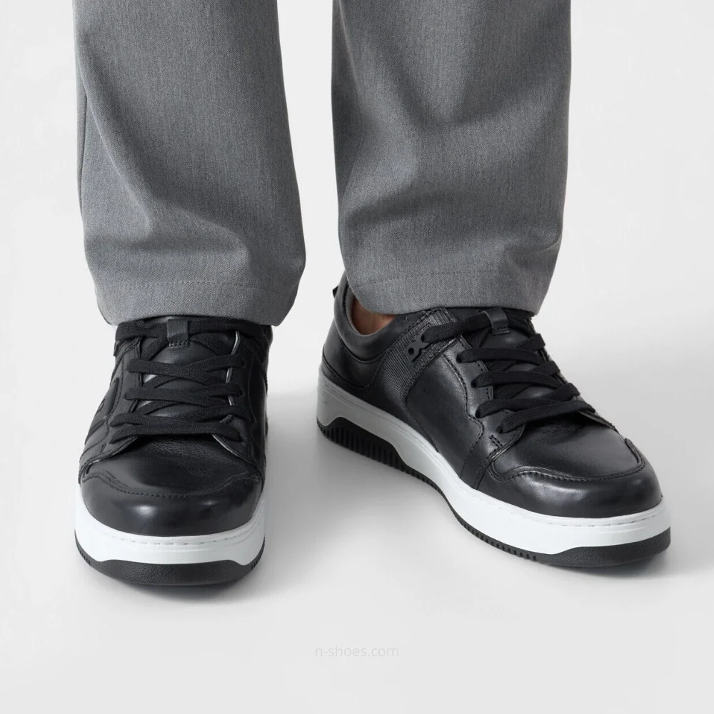 Мужские кожаные кроссовки Badura (Польша) модель 5460