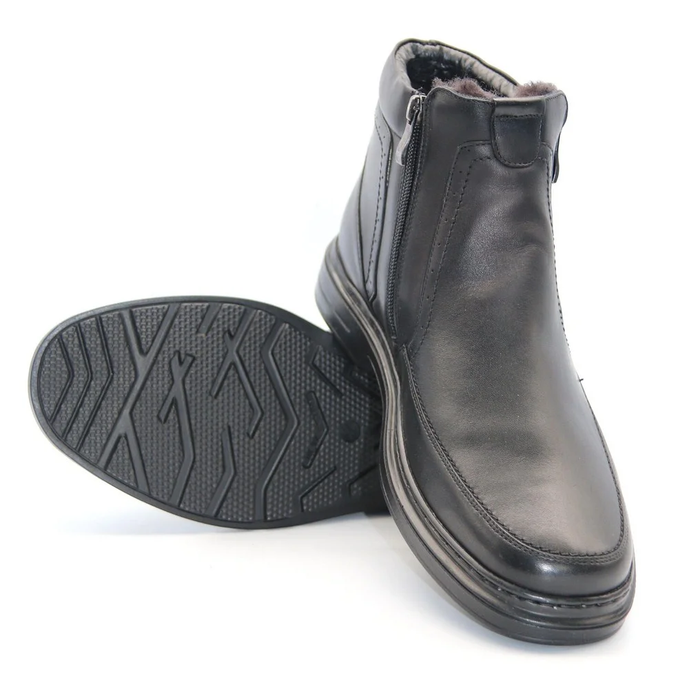 Купить мужские зимние ботинки Giorgio Minardi 1348m 5482 czarny из натуральной кожи