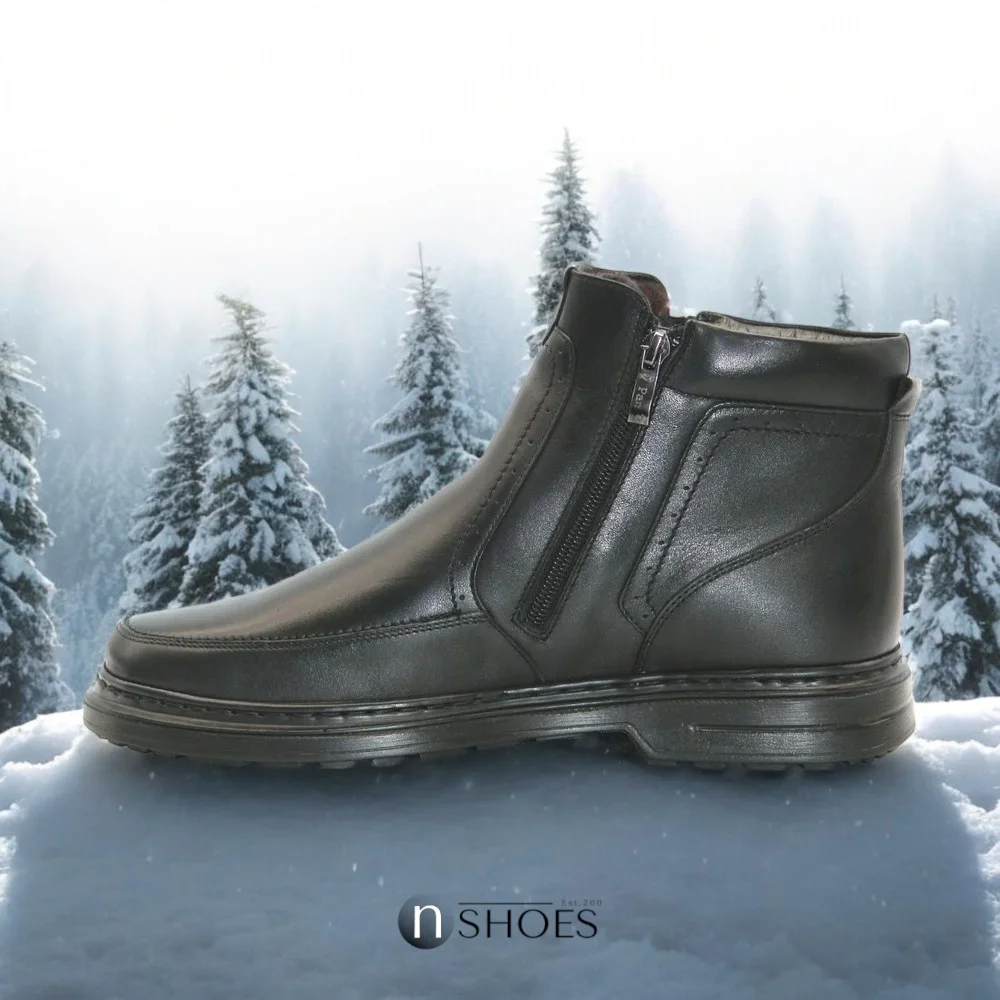 Купить мужские зимние ботинки Giorgio Minardi 1348m 5482 czarny из натуральной кожи