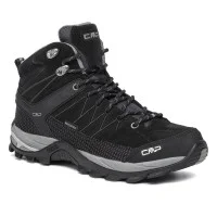Трекинговые черные ботинки CMP Rigel Mid Trekking Shoes Wp 3Q12947 Nero/Grey 73UC 5495