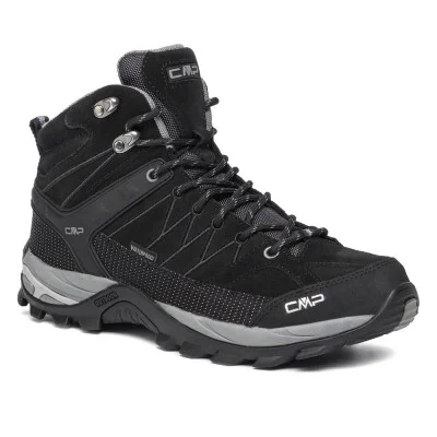 Trekking boots black CMP Rigel Mid Trekking Shoes Wp 3Q12947 Nero/Grey 73UC 5495
