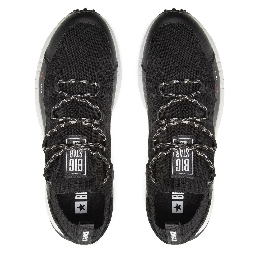 Чоловічі чорні кросівки Big Star Shoes KK174015 Black 5521