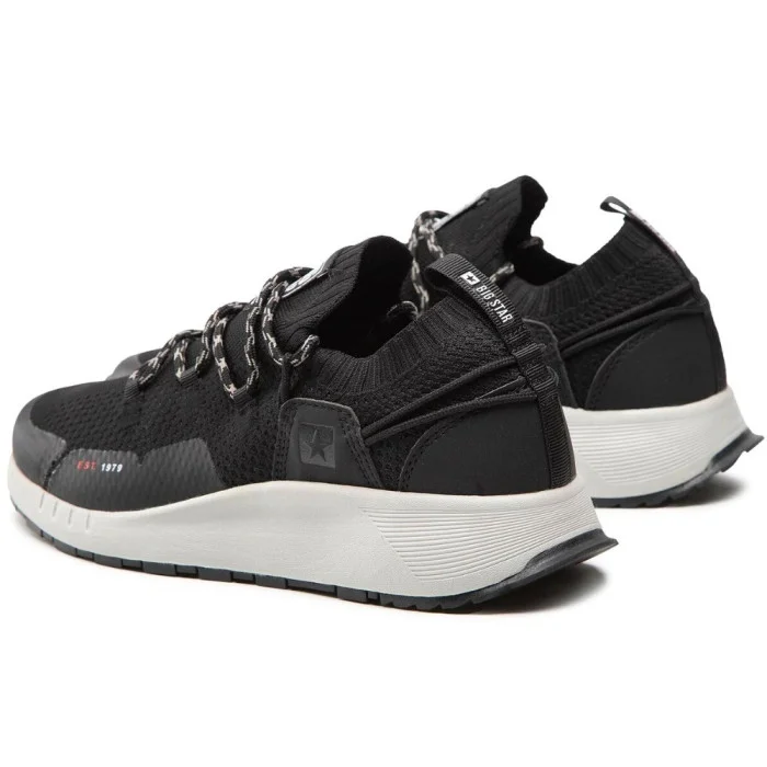 Men’s Black Sneakers Big Star Shoes KK174015 Black 5521
