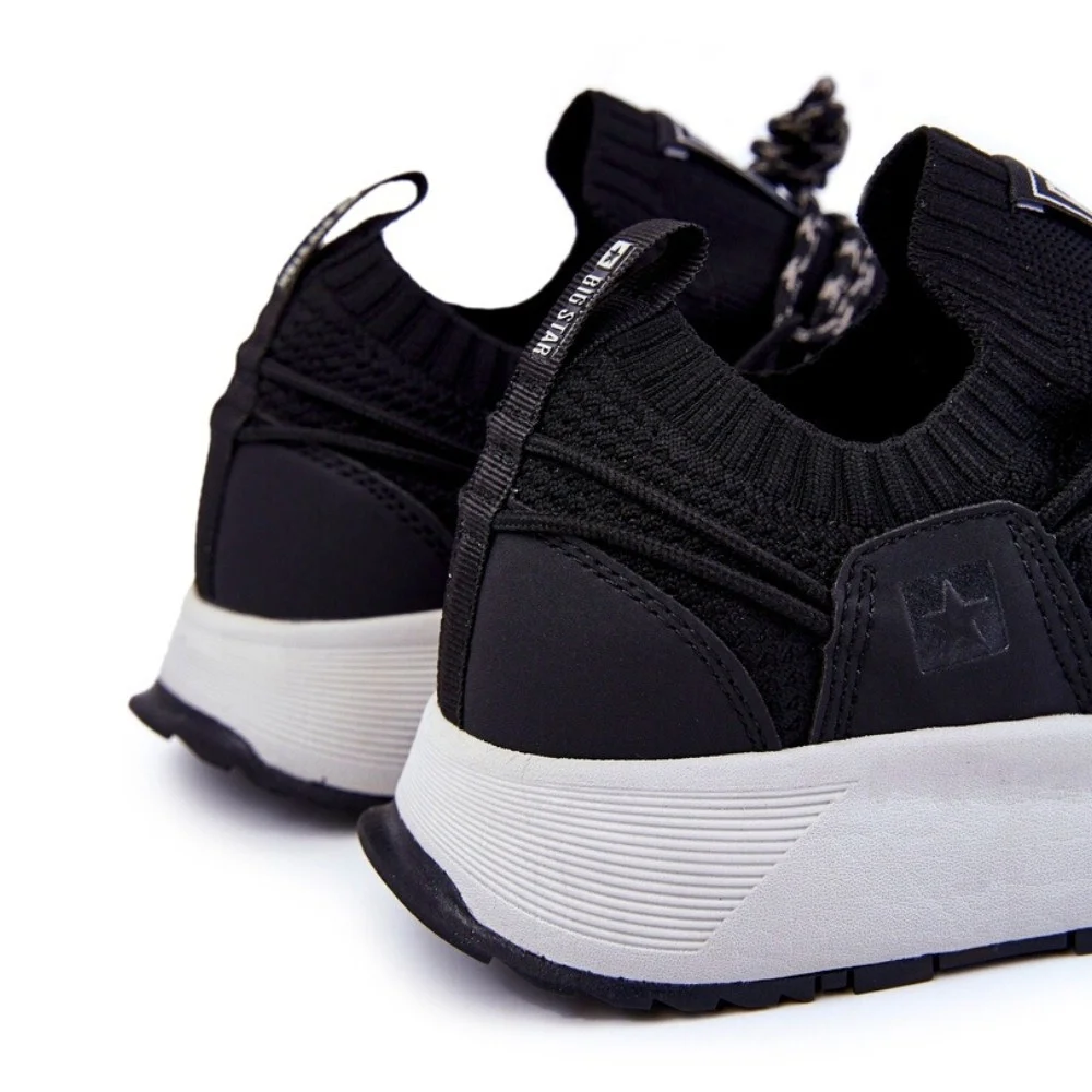 Чоловічі чорні кросівки Big Star Shoes KK174015 Black 5521