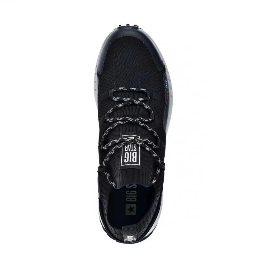 Чоловічі чорні кросівки Big Star Shoes KK174015 Black 5521