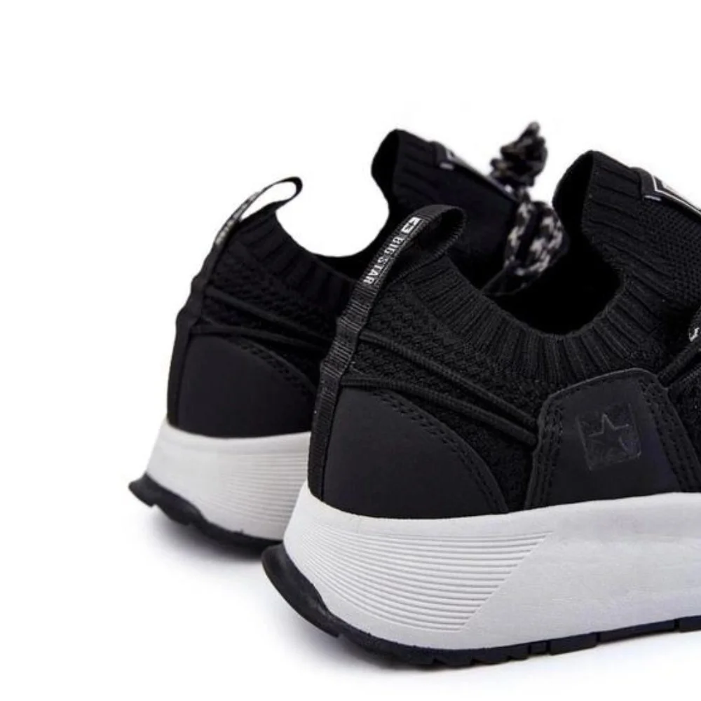 Чоловічі чорні кросівки Big Star Shoes KK174015 Black 5521