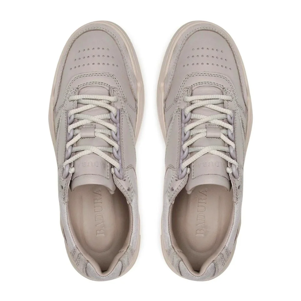 Мужские кожаные кроссовки Badura (Польша) модель 5539