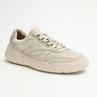 Мужские серые кожаные кроссовки Badura BRIDGEPORT-10 MI08 Light Grey 5539