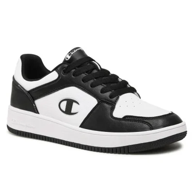 Чоловічі чорно-білі кросівки Champion Rebound 2.0 Low S21906-WW006 White 5578