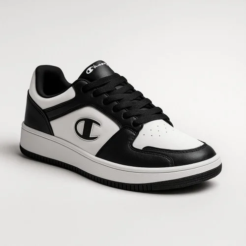 Чоловічі чорно-білі кросівки Champion Rebound 2.0 Low S21906-WW006 White 5578