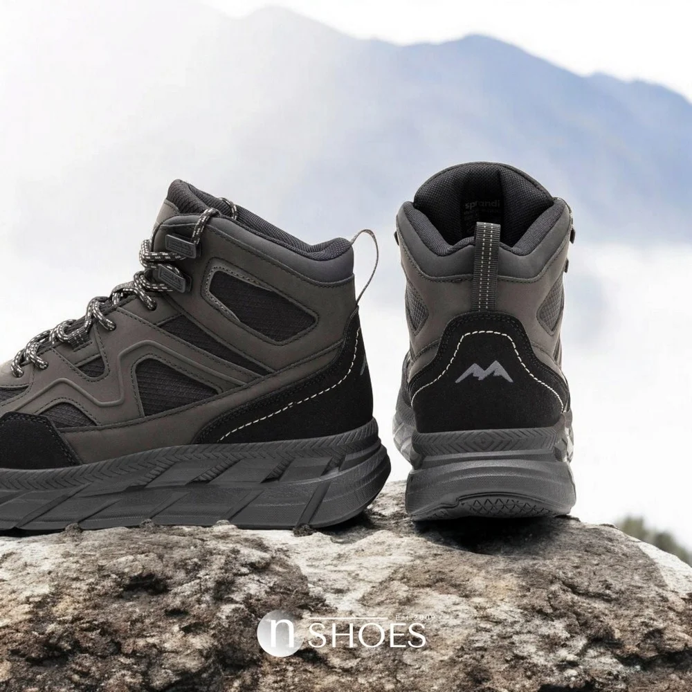 Чоловічі чорні трекінгові черевики Sprandi EARTH GEAR TEC MP40-22624Z 5651