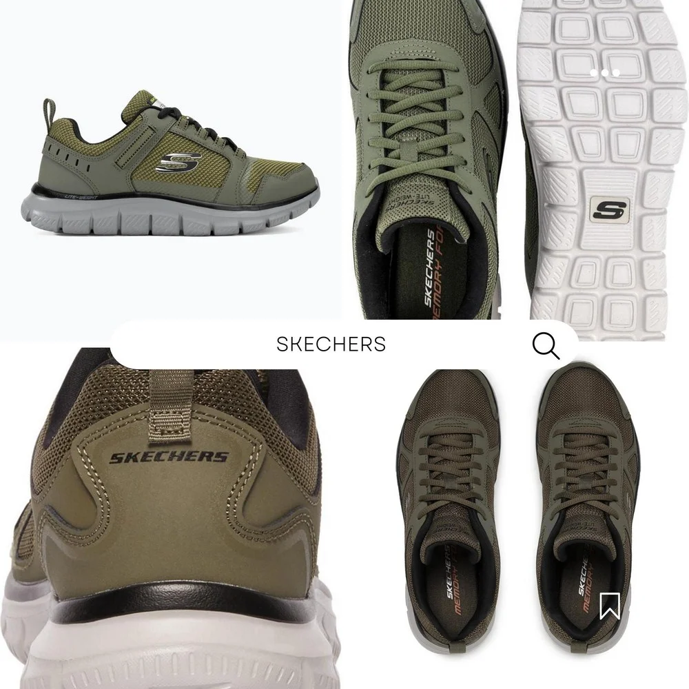 Кросівки Skechers Track Scloric 52631 OLBK Oak Canyon Verketta 51898 модель 5652