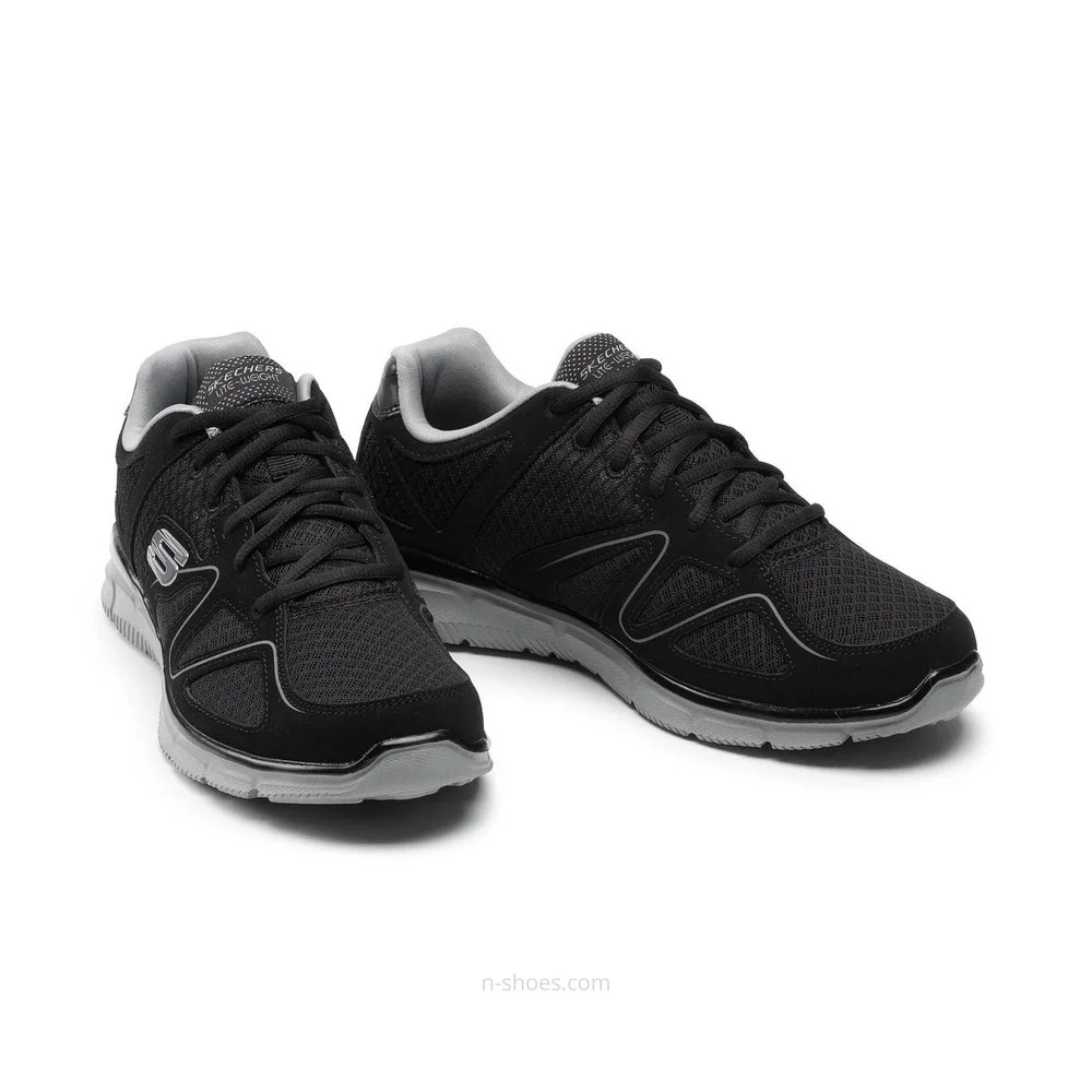 Чоловічі чорні кросівки Skechers Flash Point 58350 BKGY 5653