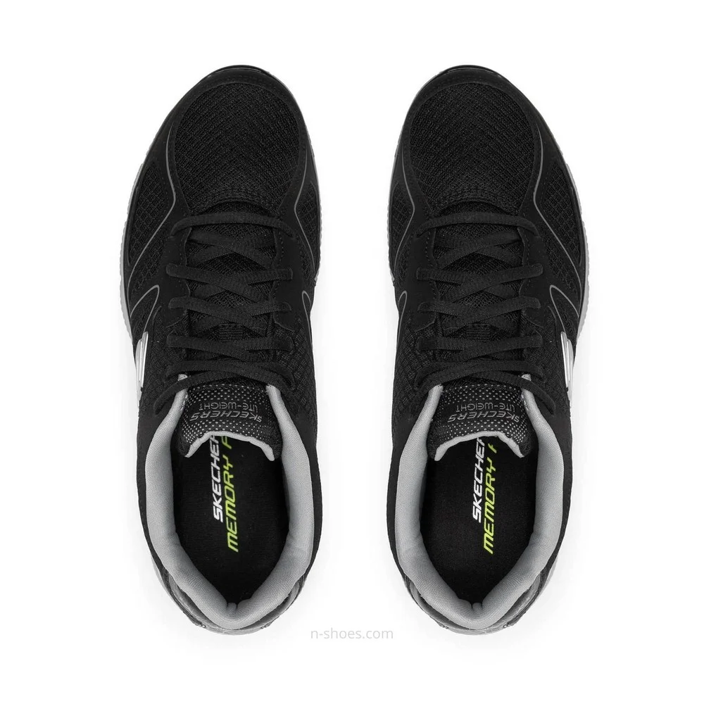 Чоловічі чорні кросівки Skechers Flash Point 58350 BKGY 5653